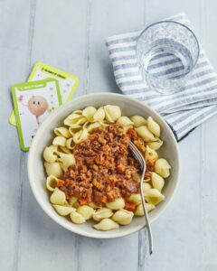 Conchiglie à la bolognaise mais veggie