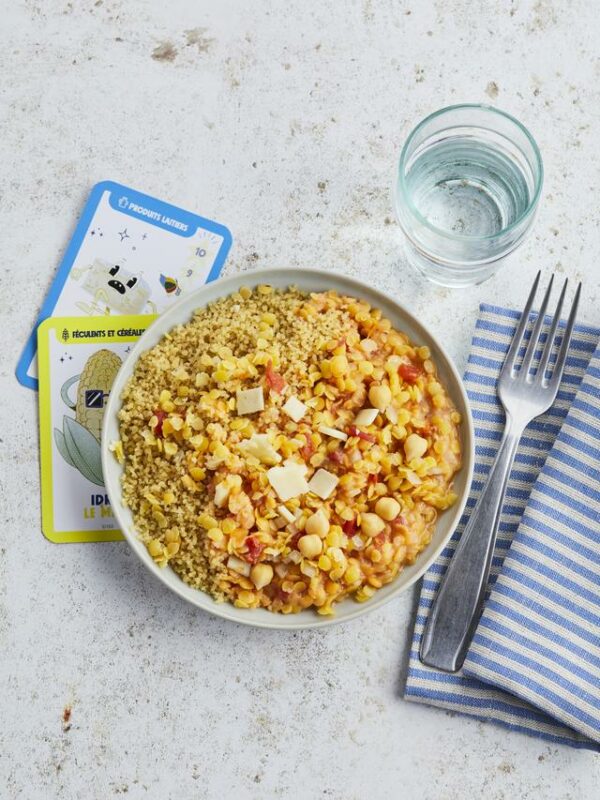 Dahl de lentilles corail - PAUPIETTES