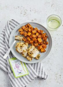 Le petit poulet et patate douce