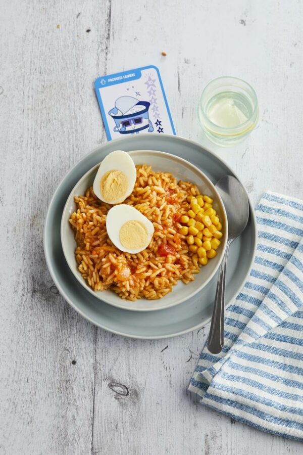 La salade de riz à la tomate - PAUPIETTES