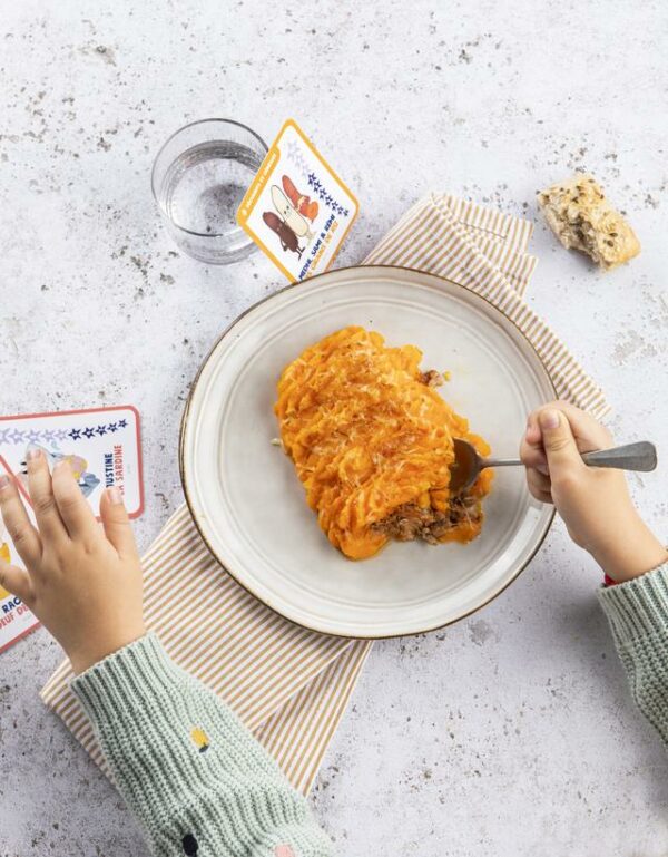Hachis parmentier de canard purée de pommes de terre et carottes - PAUPIETTES
