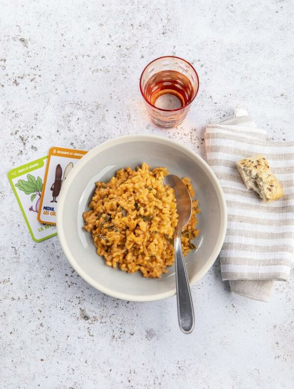 risotto au poireau