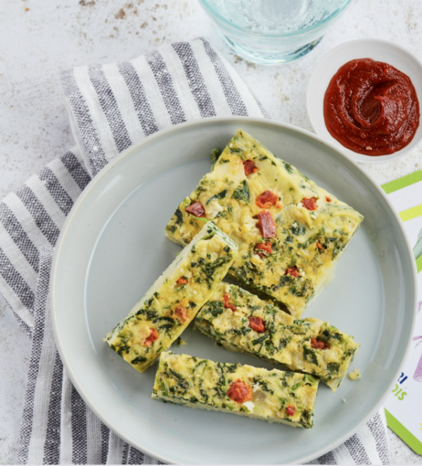 Tortilla épinard, chorizo - PAUPIETTES