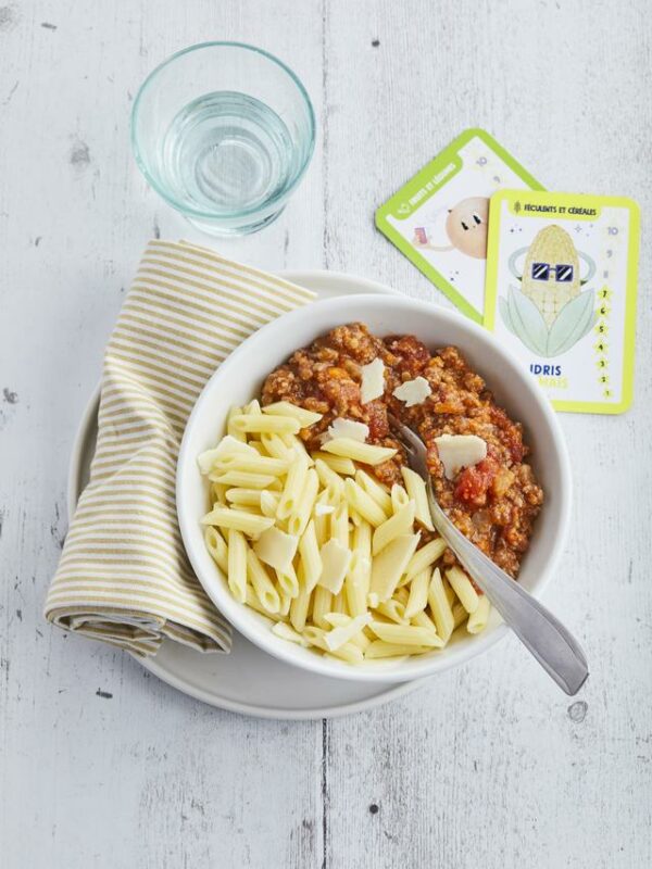 Mini penne à la bolognaise - PAUPIETTES