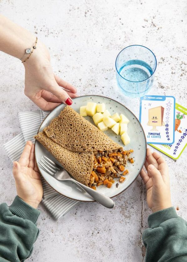 Léonard le canard dans sa galette bretonne - PAUPIETTES